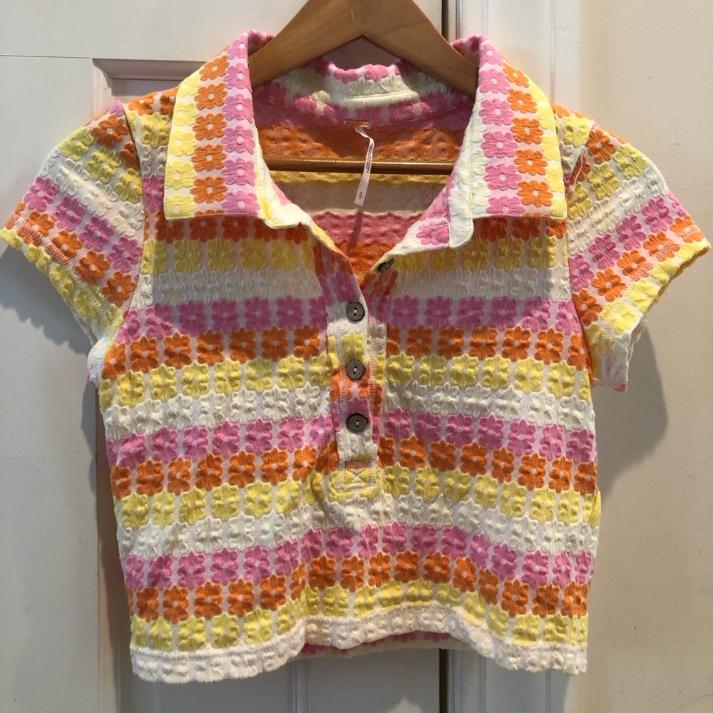 Free People Babe Town Polo Size Small
